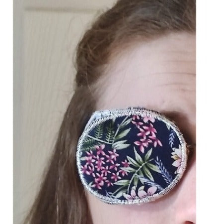 botanical eye patch slip on glasses